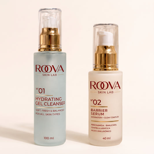 ROOVA Skin Ritual | Pack Facial de Limpieza e Hidratación